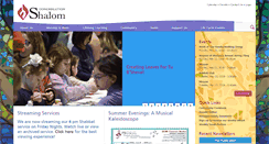 Desktop Screenshot of cong-shalom.org